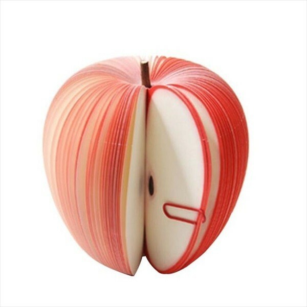 【新品】 りんご 付箋 メモ帳 フルーツ 3Dメモ オフィス用品