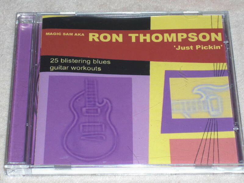 EU盤CD MAGIC SAM AKA　Ron Thompson ー 'Just Pickin' 　（Acrobat Music FABCD 188）　M blues