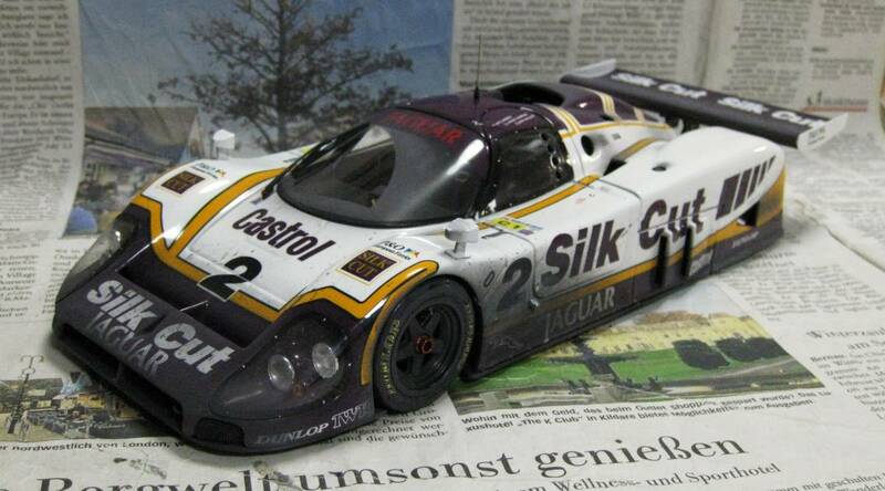 ★超レア*世界88台*EXOTO*1/18*1988 Jaguar XJ-R9 LM #2 Silk Cut - Finish Line 1988 Le Mans 24h*フィニッシュライン