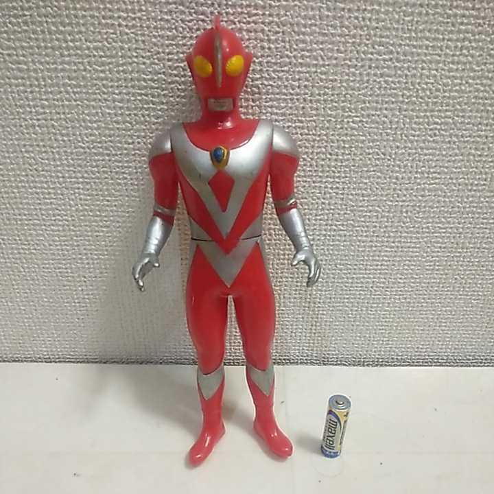 ウルトラマンゼアス ビッグソフトシリーズ ソフビフィギュア BANDAI 高さ約25㎝ 日本製 1996年製 未チェック 詳細不明 ジャンク扱い 