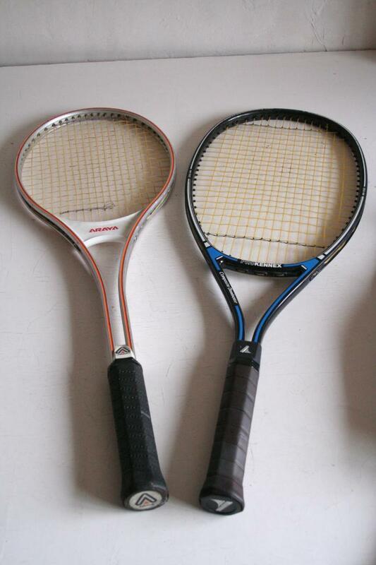 年代物 テニスラケット 2個 Pro Kennex Composite Dominator Mid Size Vintage Tennis Racket&Case ARAYA