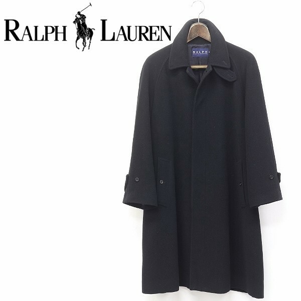 国内正規品◆RALPH LAUREN/ラルフローレン ウール オーバーシルエット コート ブラック 7