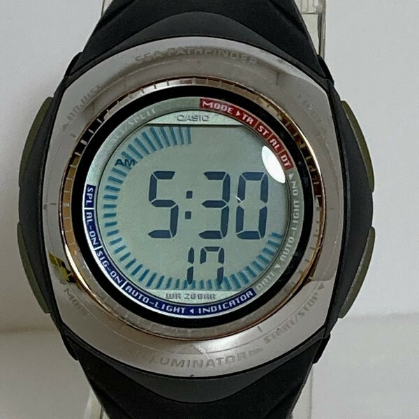 【未使用 / 送料410円】 CASIO Sea Pathfinder SPM-30H Illuminator カシオ シーパスファインダー イルミネーター メンズ腕時計 11119-8