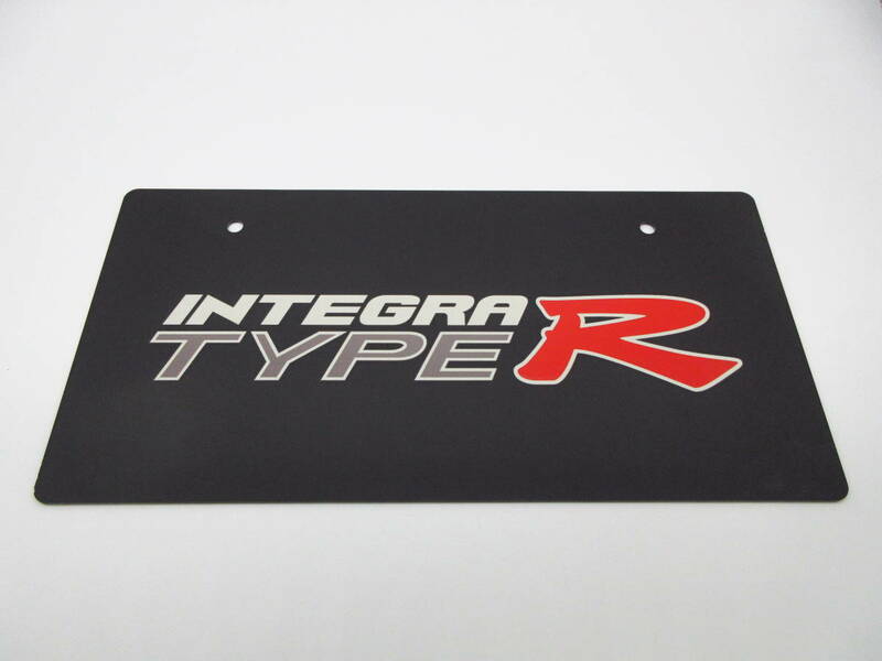 ホンダ インテグラ INTEGRA タイプR タイプS ディーラー 新車 展示用 非売品 ナンバープレート マスコットプレート
