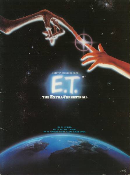 送料無料！映画パンフ_スティーブン・スピルバーグ「E.T.」