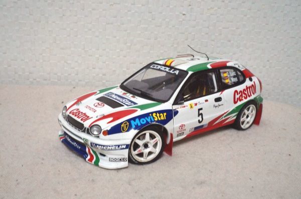 オートアート トヨタ カローラ RALLY 1/18 WRC ラリー ミニカー ジャンク