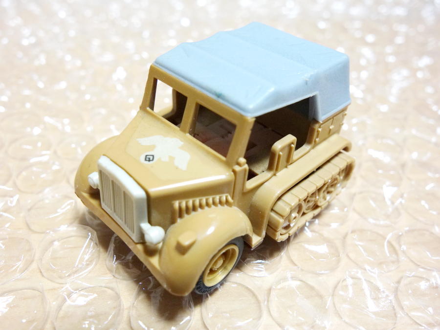 コンバットチョロＱ 8tハーフトラック 幌 茶色 美品