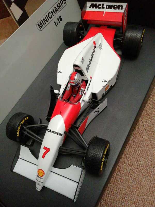 ☆稀少品PMA1/18McLaren Ford MP4/8 Michael Andretti #7　European GP　1993 ドニントンパークサーキット　limited　edition　300pts.