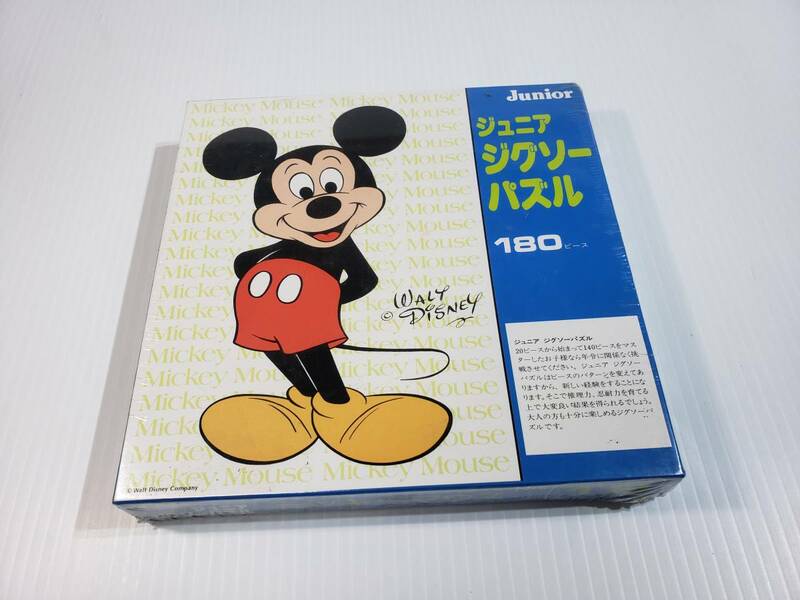 未開封品　テンヨー ジュニアジグソーパズル　180ピース　ウォルトディズニー　ミッキーマウス