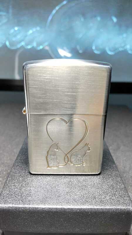 ☆2CAT Pears Heart☆CAT COLLECTION Zippo 未使用品 ＃5 