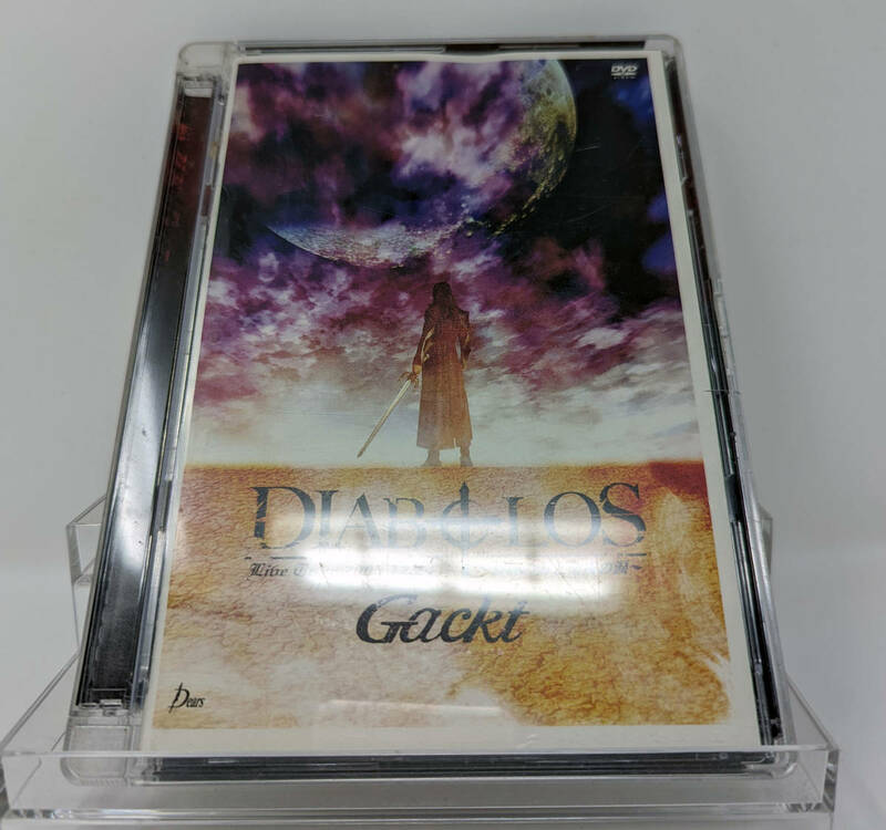 ★【ジャンク】 DVDビデオ GACKT（ガクト）　DIABOLOS　Live Tour 2005 12.24 DIABOLOS ～哀婉の詩と聖夜の夜～　Live DVD★