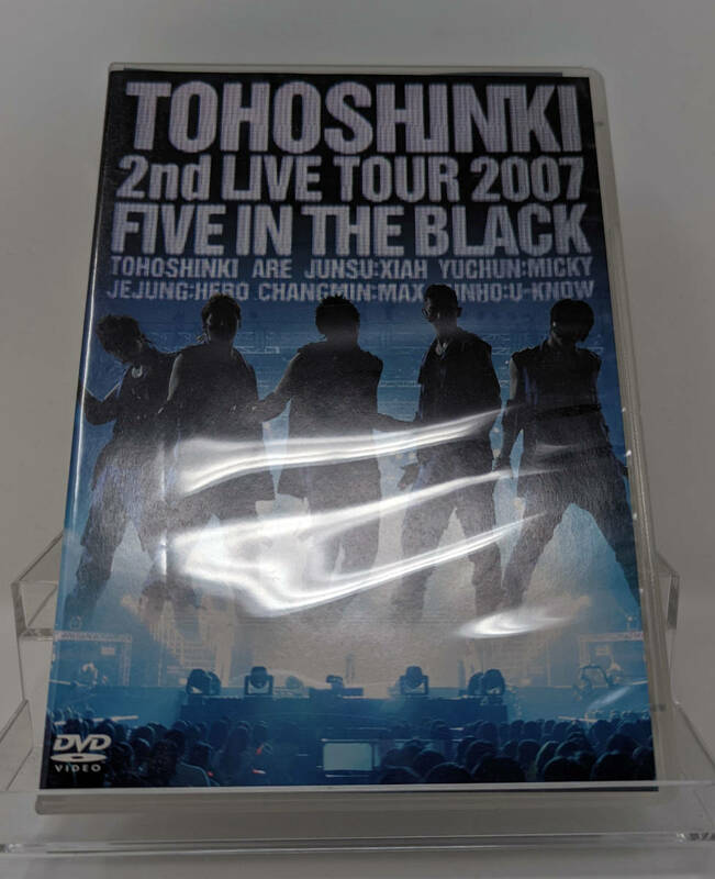 ★【訳アリ」DVDビデオ 東方神起 TOHOSHINKI 2nd LIVE TOUR 2007 FIVE IN THE BLACK　リージョン3★