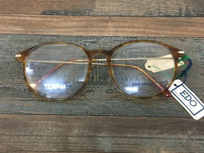 店頭展示品 デッドストック EDO MAX コバルト合金 眼鏡フレーム サングラス ヴィンテージ トラディショナル アンティーク