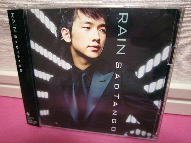 K-POP♪ RAIN（ピ）「Sad Tango」初回限定盤 日本盤CD＋DVD＋ステッカー 廃盤！ディスク傷無し良好！
