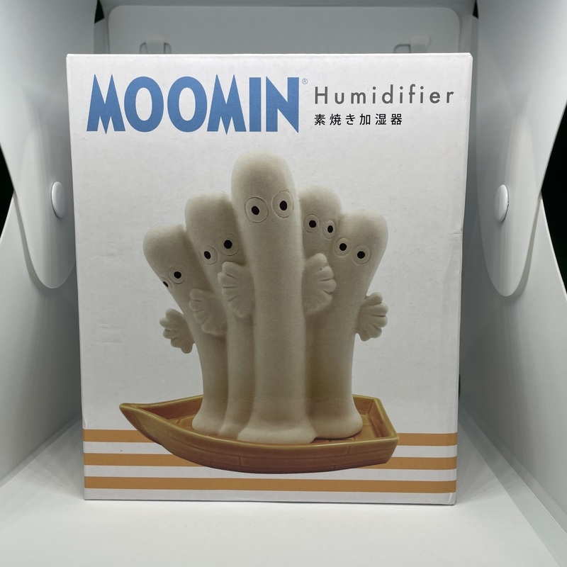 加湿器 MOOMIN Humidifier 素焼き加湿器 ニョロニョロ ムーミン 卓上 かわいい おしゃれ 取扱説明書付き 中古 美品