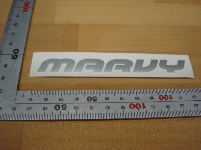 新品 MARVY WETSUITS (マーヴィーウエットスーツ) ロゴカッティングステッカー シルバー（小）