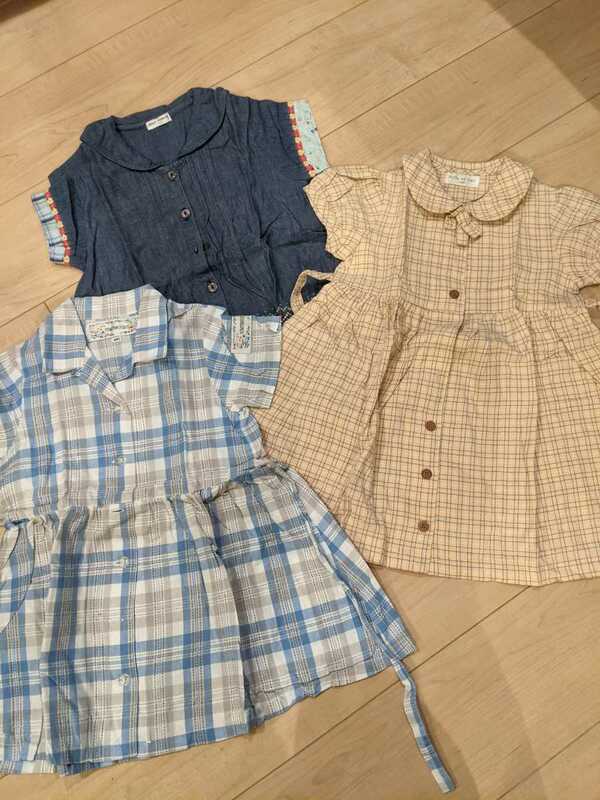 STAR RIBBON JUMPING KIDS Fille et Toit 女の子用ワンピース　子供服セット売り　約100サイズ
