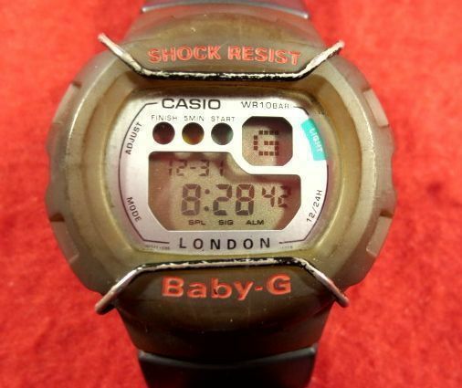 GS5N5）★完動腕時計★CASIO カシオ BABY-G Gショック系BG-120 ブラウン