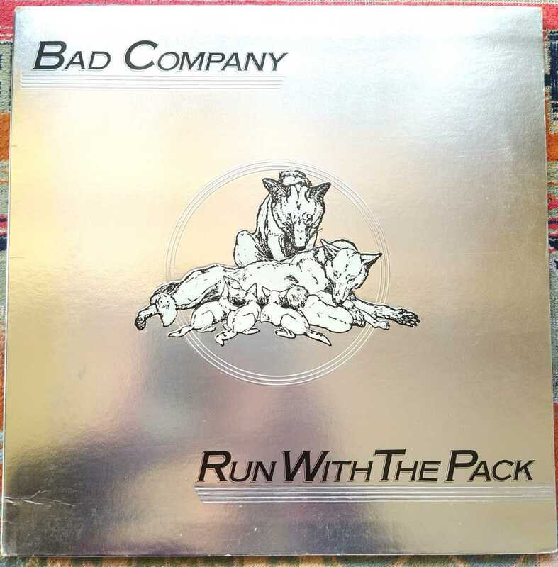 usLP BAD COMPANY // RUN WITH THE PACK SWAN SONG SS8415 1976年発売 ジャケットに幾分スレありますが、盤は綺麗です。