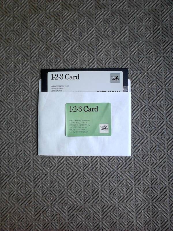 PC98 1-2-3Card R1J / DATT JAPAN