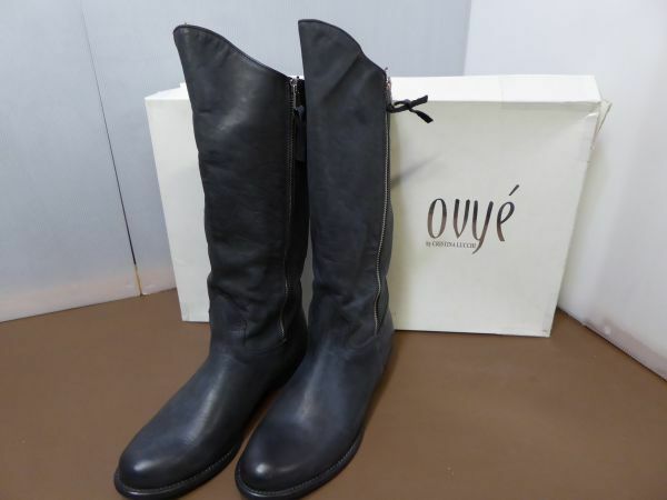 Ovye/オヴィエ　ロングブーツ　ヴィンテージ加工　サイズ39　日本サイズ24.5cm　セレクトショップ展示品　493I