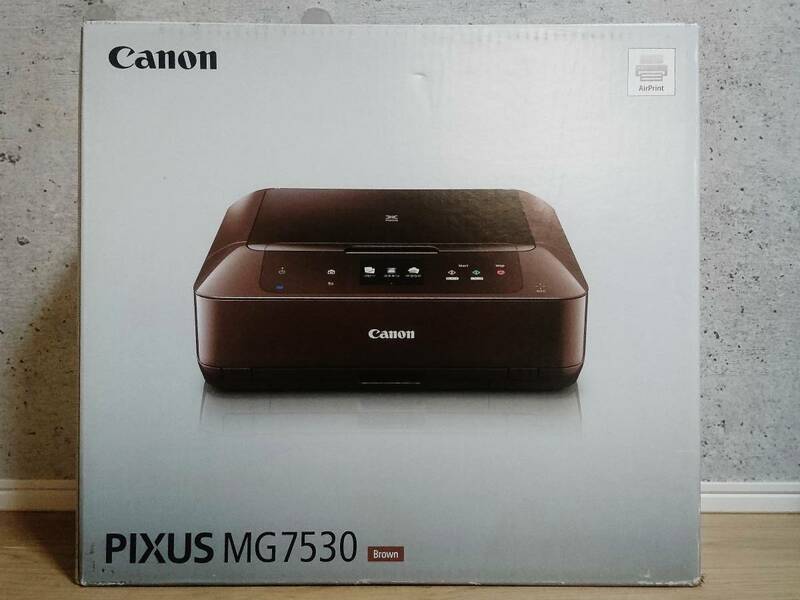 未開封+廃盤品+難あり　Canon　PIXUS　MG7530　ブラウン　キャノン　インクジェットプリンター