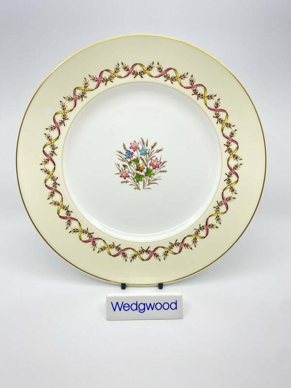 ＊レア＊ WEDGWOOD ウェッジウッド ＊RARE＊ SANDRINGHAM 27cm Dinner Plate サンドリンガム 27cm ディナープレート *T48