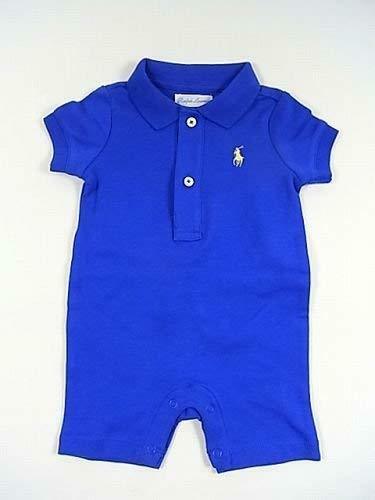 Ralph Laurenラルフローレンベビーキッズ子供服男の子用半袖カバーオール（ブルー）3ヶ月用60cm