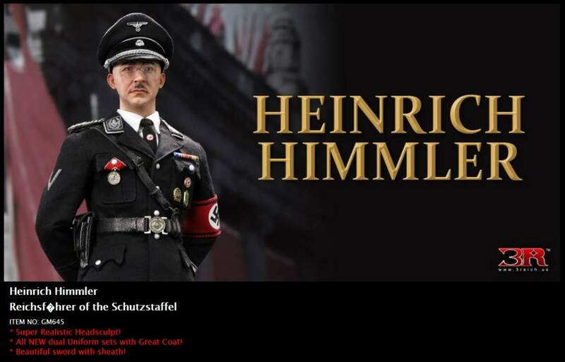 未開封新品/DID3R/GM645&GM648 Heinrich Himmler German WW2ドイツ軍ナチ党SS長官親衛隊全国指導者ハインリヒヒムラー&椅子ジオラマセット