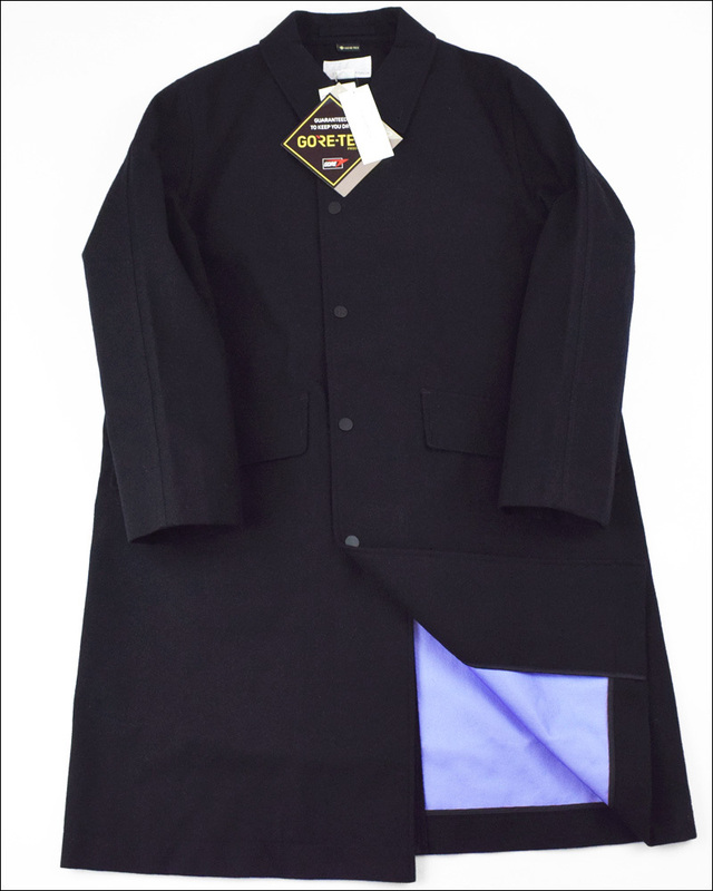 新品8.6万 nanamica ナナミカ GORE-TEX Soutien Collar Coat ウール ゴアテックス ステンカラー コート S ブラック SUBF942