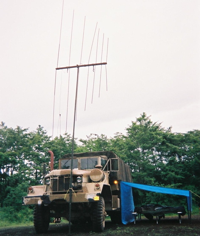 米軍 ログペリ アンテナ セット (30-76MHz)