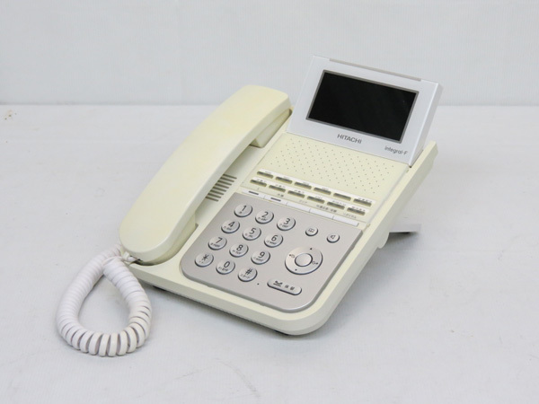 ■日立 integral-F　12ボタン標準電話機【ET-12iF-SDW】■03 ビジネスフォン