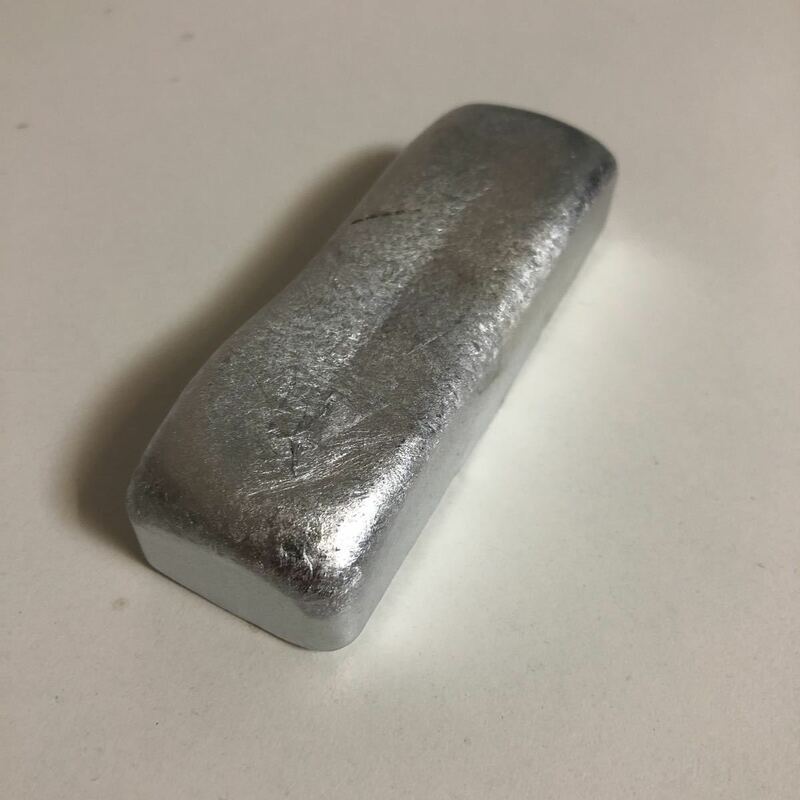 アルミ　インゴト　アルミニウム　約201g 鋳造