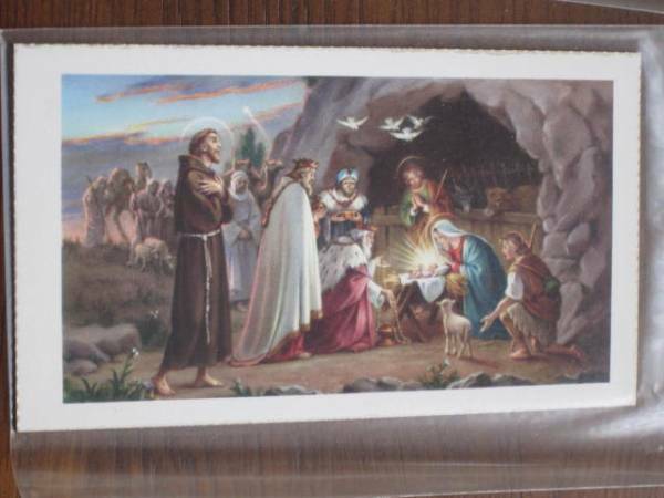 御絵★イエス・キリストの誕生　キリスト教絵画クリスマスカード1