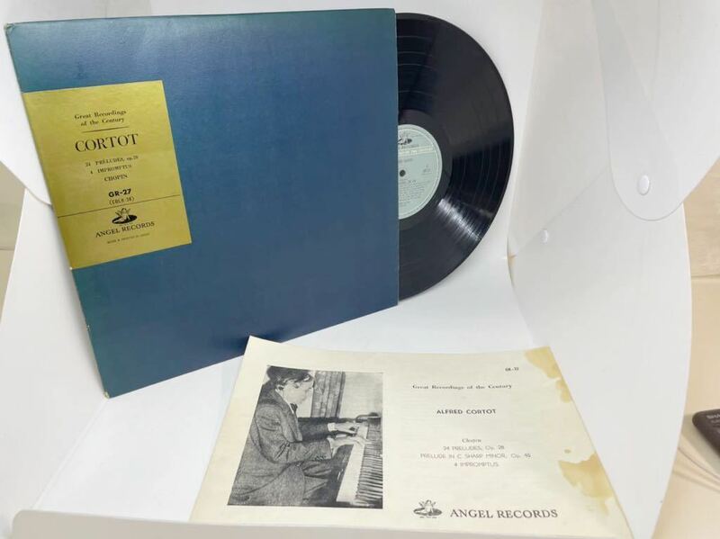[X-346] LP Alfred Cortot Great Recordings Of The Century GR27 ANGEL /日本盤　クラシック　LP