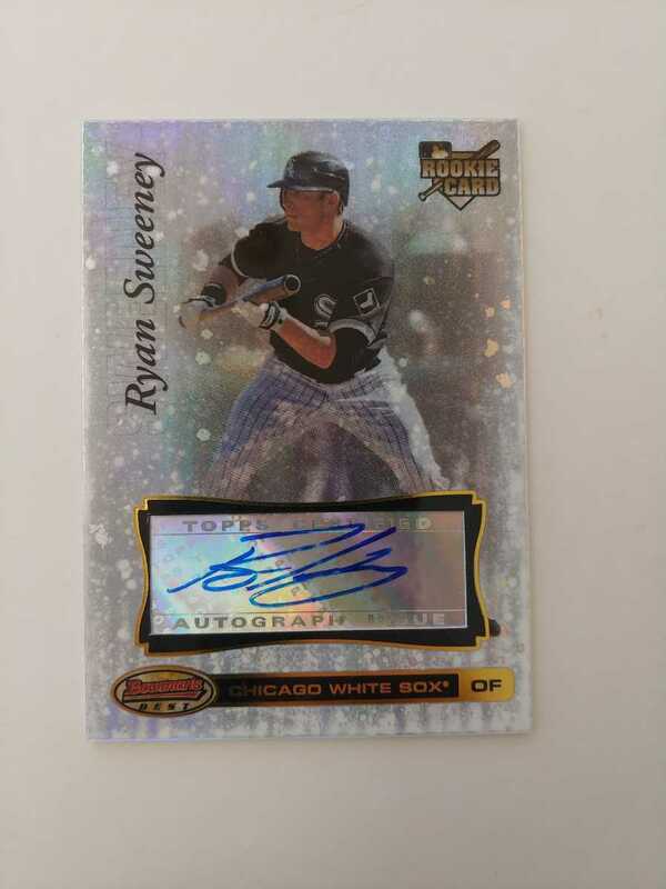 RYAN SWEENEY 2007 TOPPS BOWMANS BEST ROOKIE CARD AUTO RC chicago white sox 直筆サイン カード