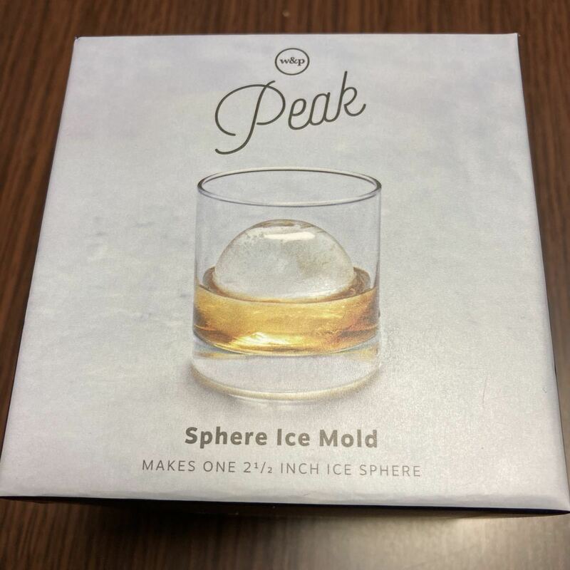 【新品 未使用】W&P Sphere Ice Mold peak New York アイス ボール スフィア 製氷器 ニューヨーク ブルックリン ウイスキー 酒 ハイボール