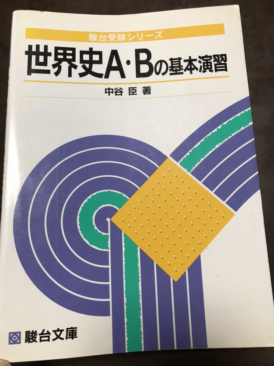中谷臣　世界史A・Bの基本演習　駿台文庫　駿台予備校　書き込み無し美品