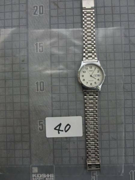 40　　男性用腕時計　ＣＡＳＩＯ Ｑｕａｒｔｚ　 MQ-514 　　　　 