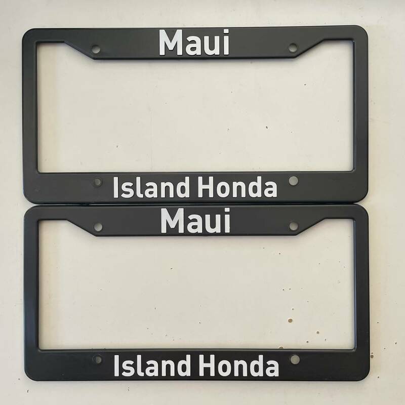 ISLAND HONDA MAUI アイランド ホンダ ハワイ マウイ島 ナンバーフレーム ライセンスフレーム HILIFE IN4MATION 808ALLDAY USDM HDM ②