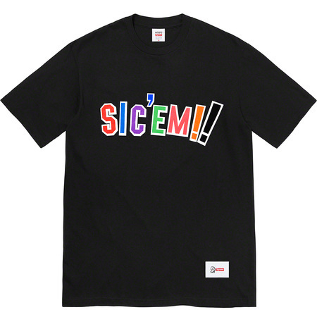 希少★新品本物【黒★XL】WTAPS SIC'EM! TEE box ボックス ダブルタップス コラボ 正規店購入 シュプリーム 限定品 入手困難 Supreme 21A/W