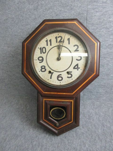 【政】29510 アンティーク柱時計 セストーマス アメリカ製 昭和 レトロ 骨董 古物