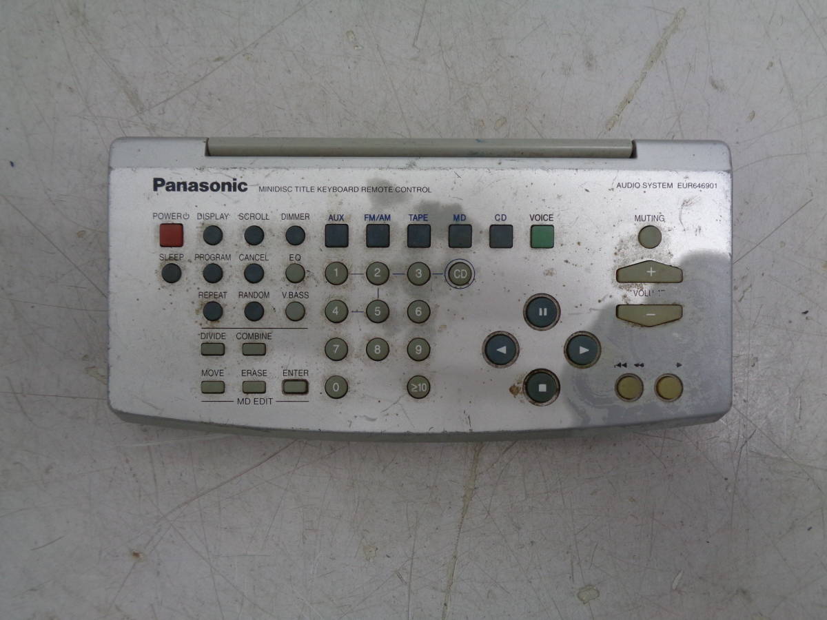 MK3740 ☆Panasonic　オーディオリモコン　EUR646901　