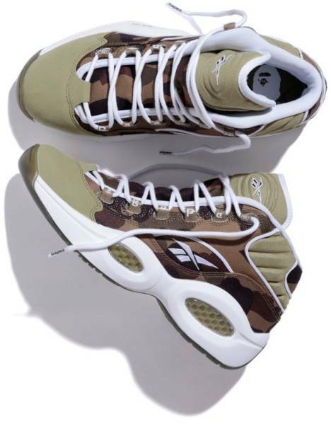 激レア 新品 未使用 国内正規品 ◆ Reebok BAPE mita sneakers 1ST CAMO REEBOK QUESTION 28cm ◆