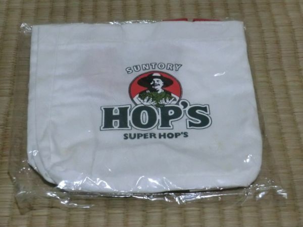 未使用品　サントリー　SUNTORY　ホップス　HOP’Ｓ　オリジナルトートバッグ　白