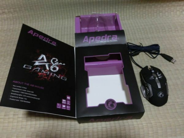 中古品　APEDRA　A8　GAMING　マウス