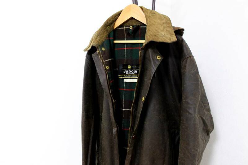[Special Piece] 1981 1CREST BARBOUR NORTHUMBRIA C40 with HOOD / ヴィンテージ 80s 1クレスト バブアー ノーザンブリア & フード