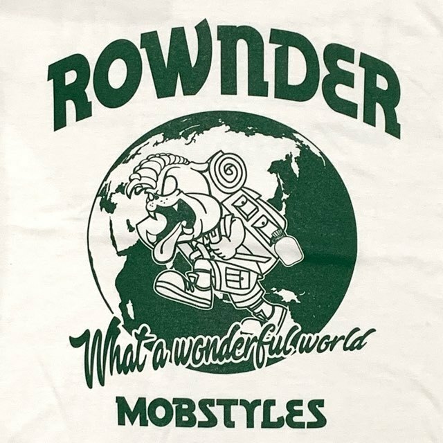 mobstyles モブスタイル■送料込■限定モデル■MOB ROWNDER ロンＴ 長袖シャツ■白 M■10feet ルーディーズ 格闘技 キャンプ rizin 斎藤裕