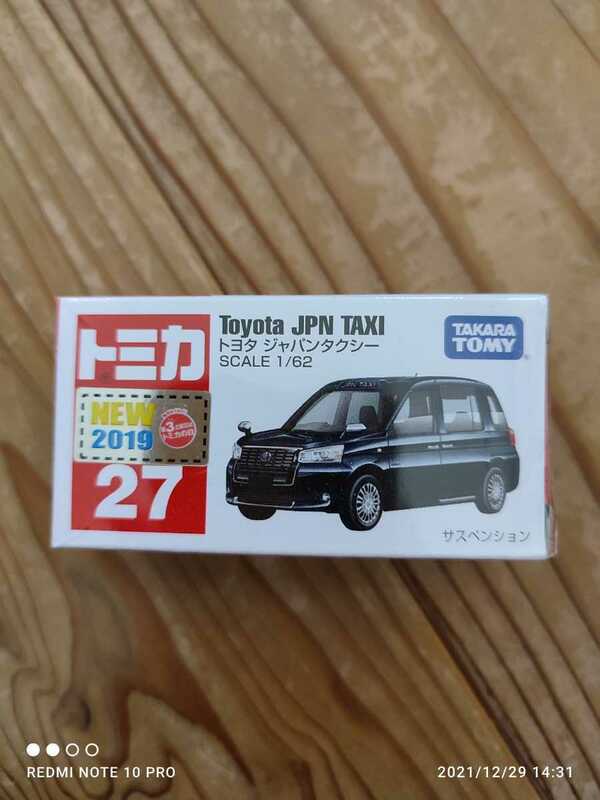 新品未開封 トミカ No.27 トヨタ ジャパン タクシー