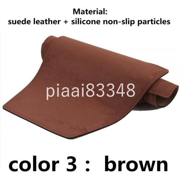 SA130:トヨタ ハリアー 60系 XU60 G3 ダッシュボード マット スエード レザー ダッシュマット ブラウン